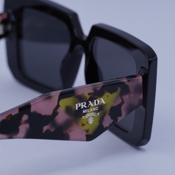 🕶️ New Prada PR23YS 1AB5S0 Sunglasses - Black Frame, Dark Grey Lenses - Picture 11 of 12